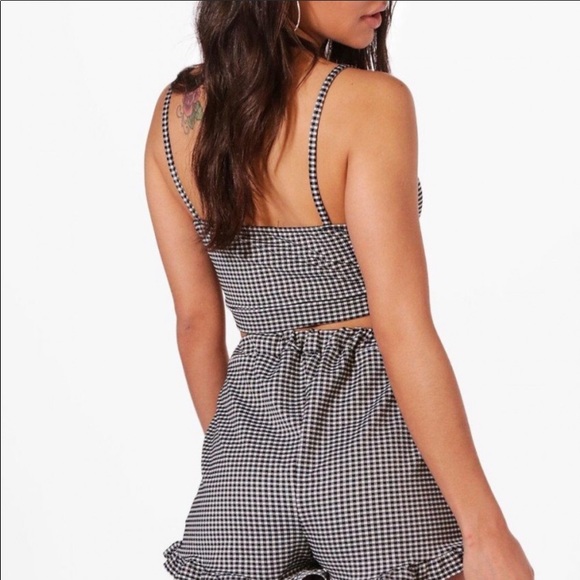 BOOHOO CHECKERED 2 PIECE SET - Picture 3 of 6